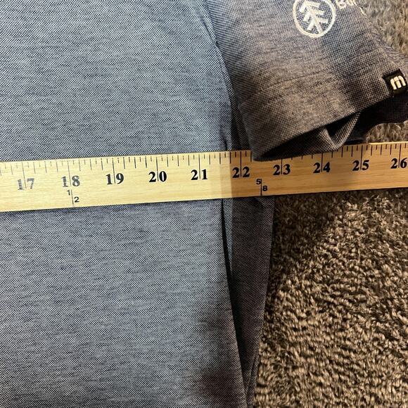 Travis Mathew Polo Shirt Mens XL Boise Cascade Trex Golf Casual Performance - Picture 7 of 9